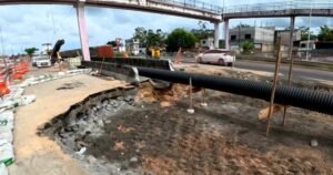 Vazamento causa nova interdição parcial da BR-324 para reparos