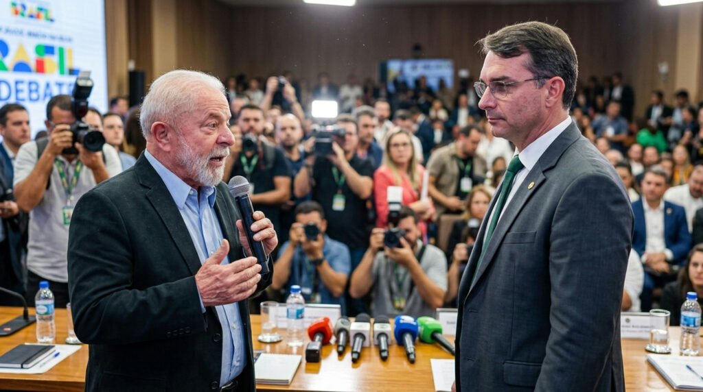 Lula e Flávio Bolsonaro medem forças no Sudeste com empate técnico em estados decisivos para 2026