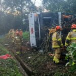 Acidente com ônibus...