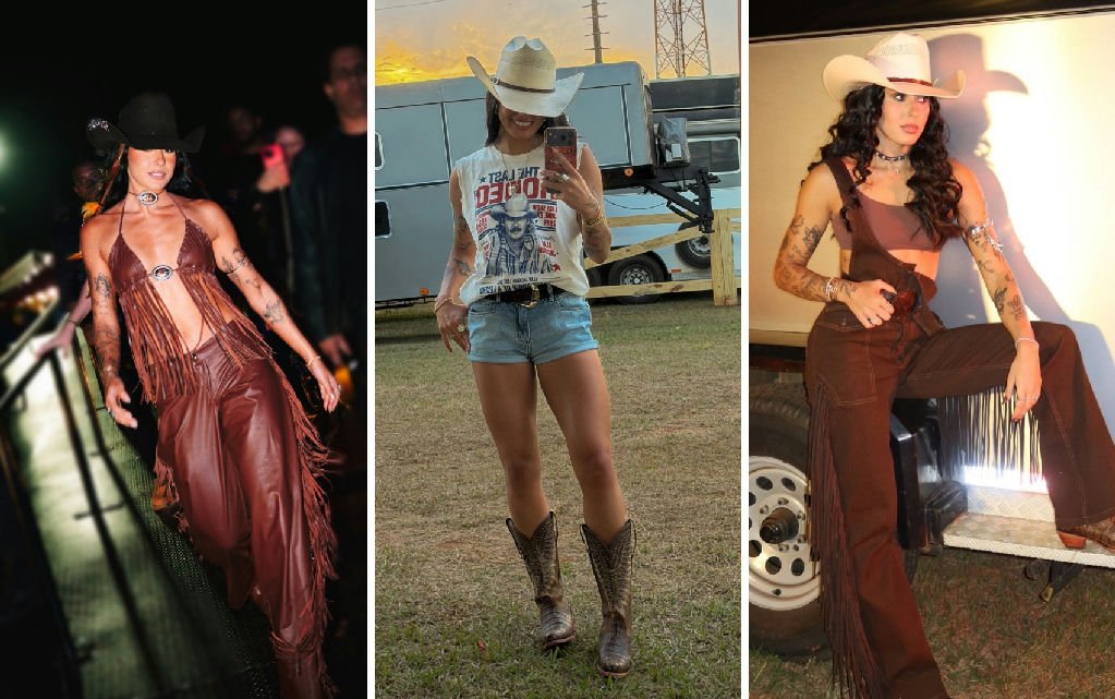 Ana Castela dita tendências e exibe 12 looks marcantes na Festa do Peão de Barretos