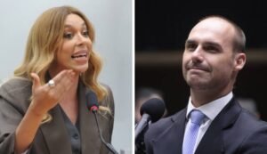 Audiência judicial entre Erika Hilton e Eduardo Bolsonaro é remarcada