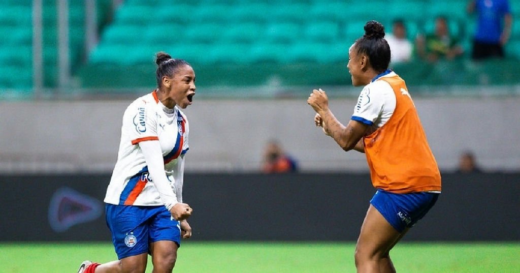 Bahia e Palmeiras empatam em duelo decisivo pelas quartas do Brasileirão Feminino