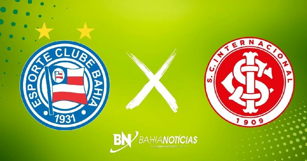 Bahia recebe Internacional na Arena Fonte Nova em busca de aproximação ao G-5
