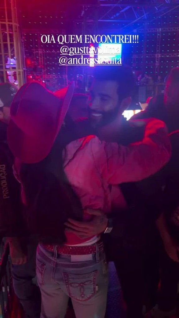 Bastidores de Barretos reúnem Ana Castela e Gusttavo Lima em encontro sertanejo