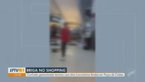 Briga generalizada em shopping de Poços de Caldas deixa dois funcionários feridos