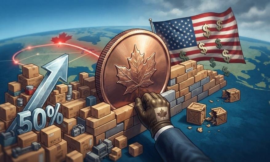 Canadá impõe tarifas de até 50% sobre 700 produtos americanos em escalada comercial
