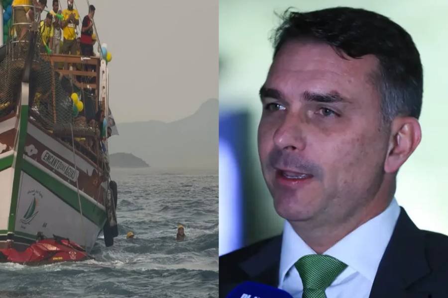 Colisão entre embarcação e jet ski dos bombeiros marca ato de campanha em Angra