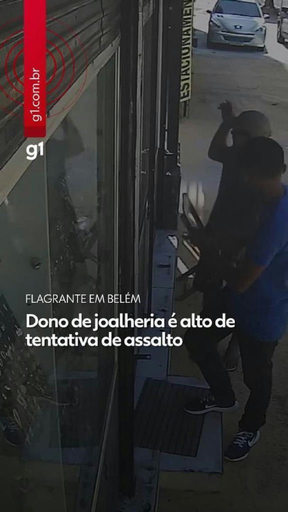 Empresário é baleado após reagir a assalto em joalheria no centro de Belém