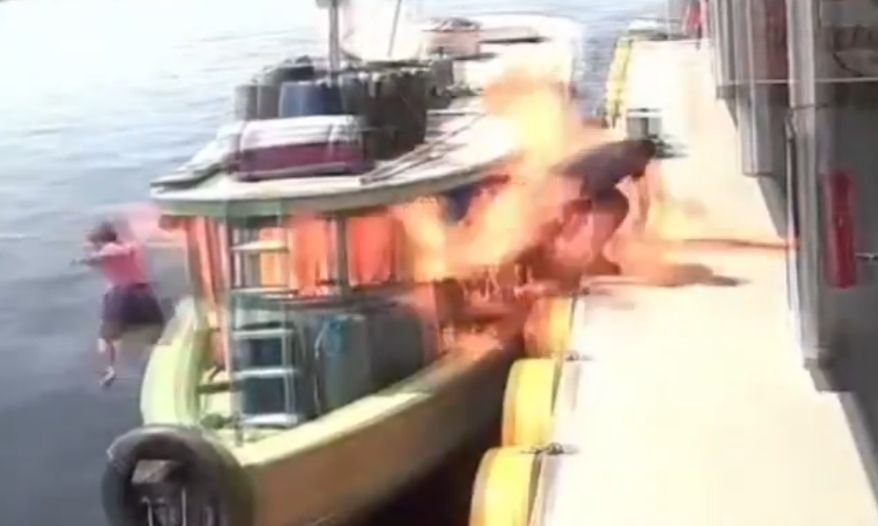 Explosão de barco em Manacapuru deixa feridos e causa pânico entre os presentes
