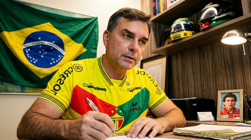 Flávio Bolsonaro inicia arrecadação coletiva para campanha presidencial