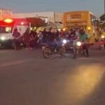 Motociclista fica ferido...