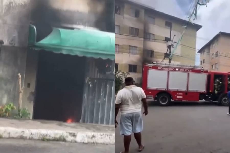 Incêndio em Lauro de Freitas atinge residencial e mobiliza equipes de emergência