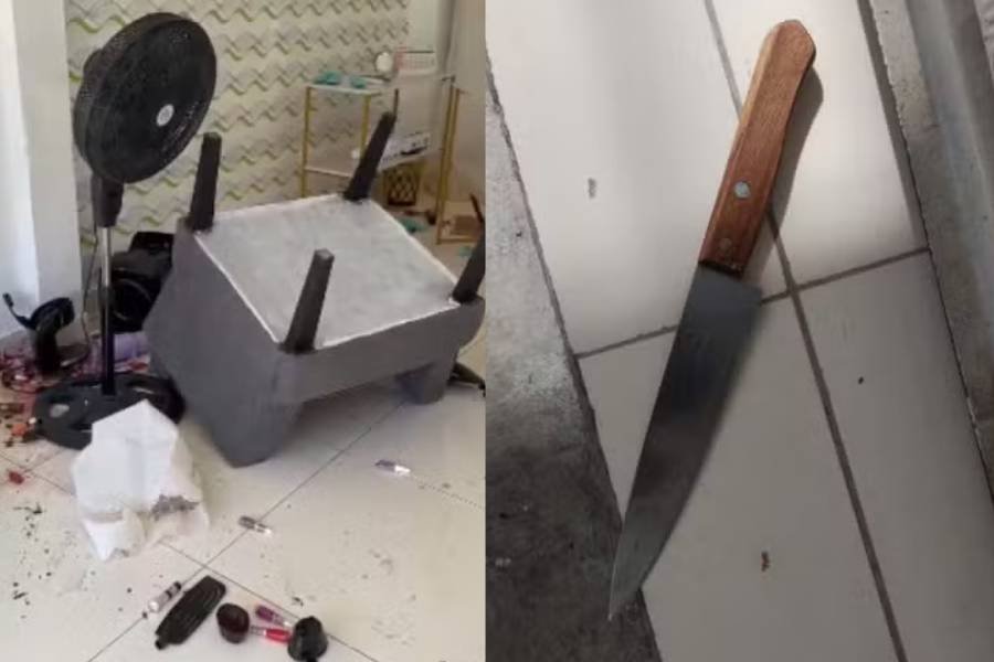 Manicure é esfaqueada em salão de beleza durante ataque repentino na Bahia