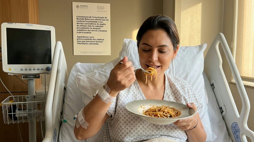 Michelle Bolsonaro permanece hospitalizada em Brasília após procedimento médico