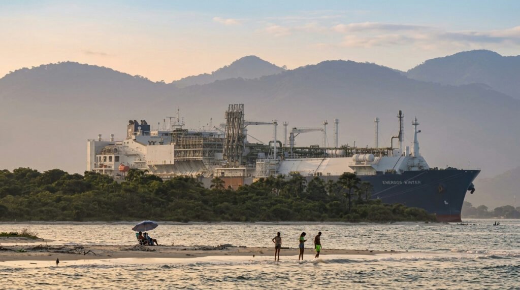 Navio-tanque é atingido por projétil próximo ao Estreito de Ormuz em meio a tensões