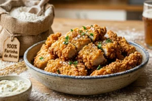 O segredo do chef para um frango frito com crocância extrema