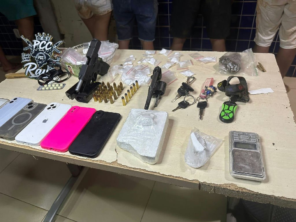 Operação policial interrompe festa de aniversário e prende seis pessoas em Tucumã