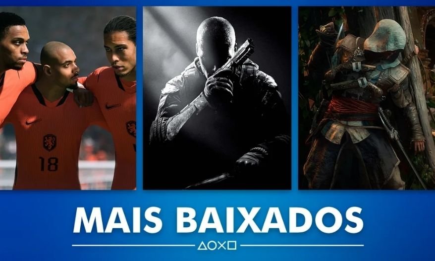 Playstation revela os jogos mais baixados do mês nas lojas digitais