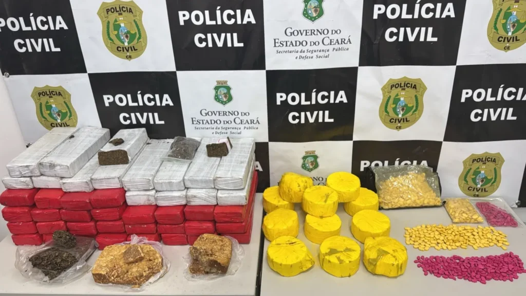 Polícia Civil apreende 50 kg de drogas e mil comprimidos de ecstasy em Juazeiro do Norte