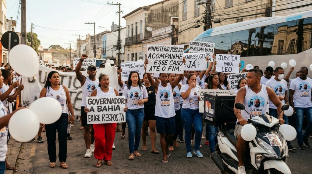 Protesto por justiça no caso Léo Lanches marca convenção do PT em Salvador