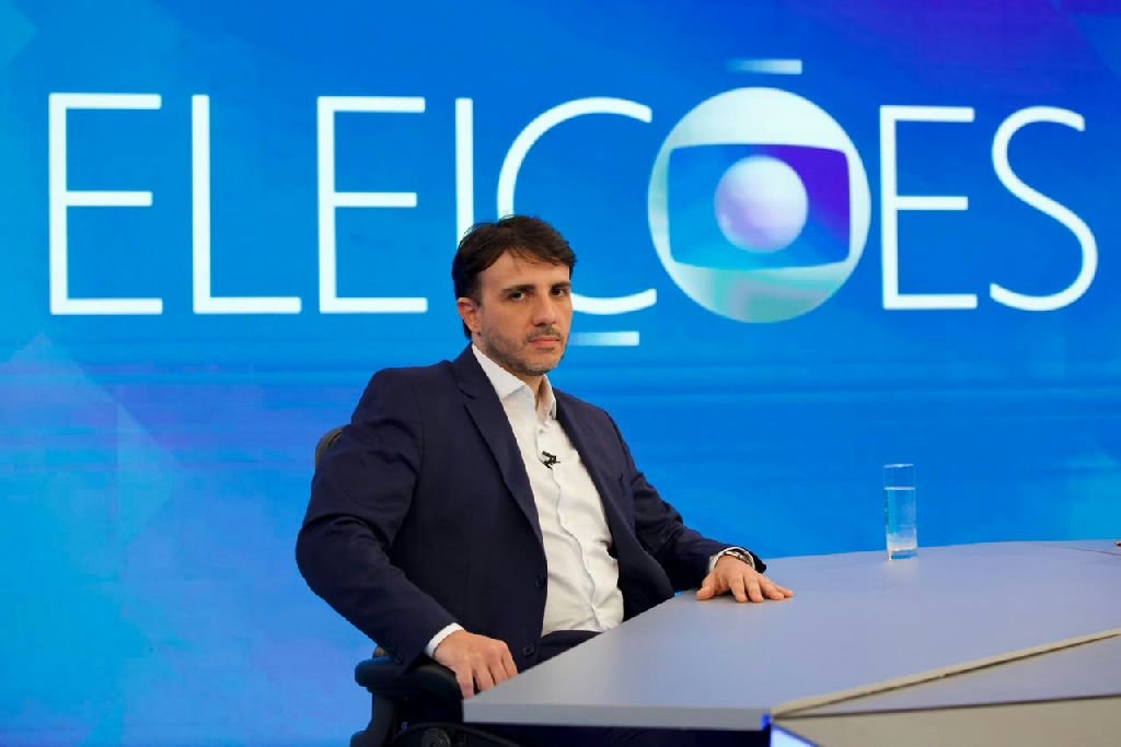 Renan Santos participa de série de entrevistas presidenciais na TV Globo