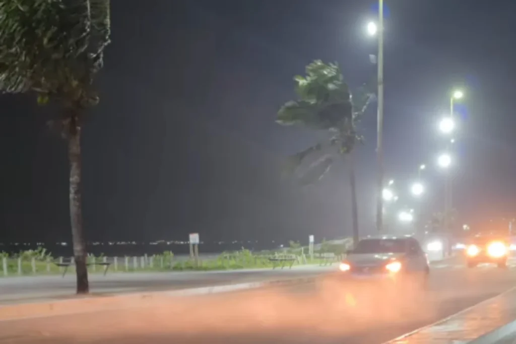Rio de Janeiro recebe alerta da Defesa Civil para ventos fortes e chuvas