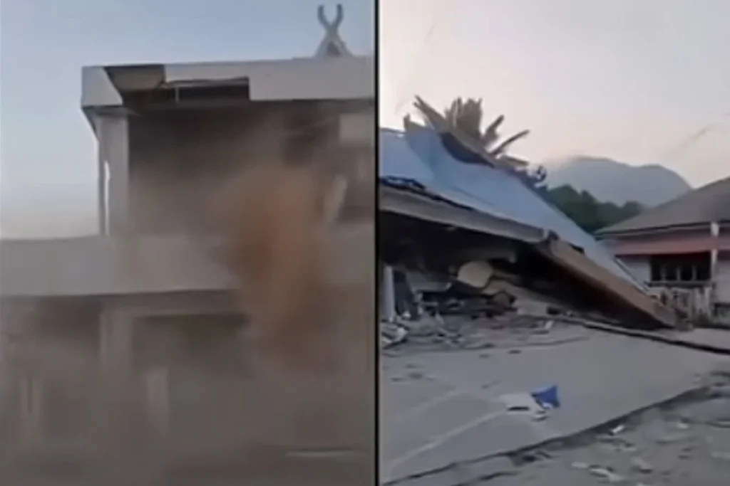 Terremoto de magnitude 7,7 causa mortes e destruição na Indonésia