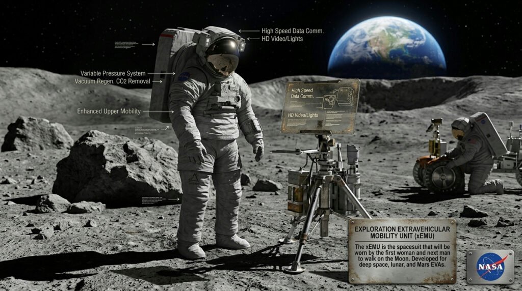 Traje espacial Xemu da NASA apresenta riscos críticos para futuras missões em Marte