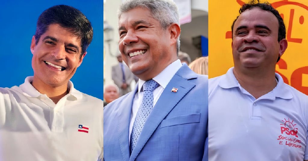 ACM Neto e Jerônimo Rodrigues intensificam campanha pelo interior da Bahia neste sábado