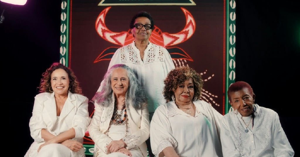 Alcione, Bethânia, Daniela Mercury e Leci Brandão gravam samba da Mangueira para o Carnaval 2027