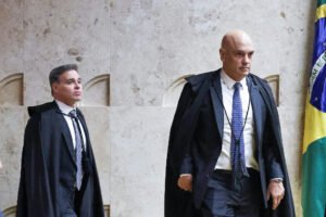 André Mendonça encaminha julgamento de caso envolvendo Alexandre de Moraes ao plenário do STF