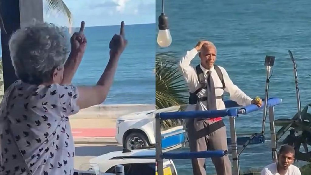 Aninha Franco reage com gesto obsceno à passagem de Pastor Isidório em Salvador