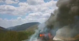 Br-116 tem tráfego normalizado após seis horas de bloqueio por incêndio