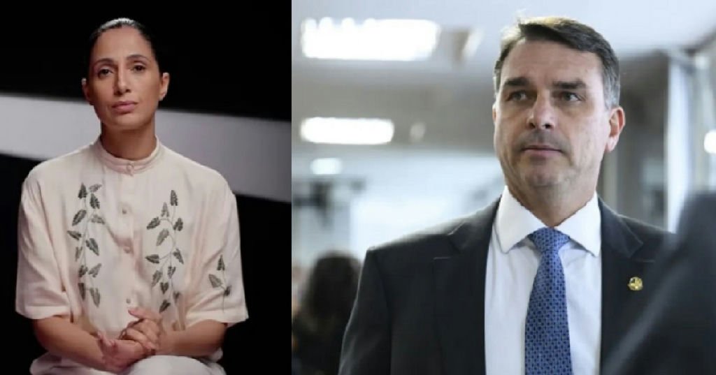 Camila Pitanga questiona atuação de Flávio Bolsonaro em caso de morte de criança
