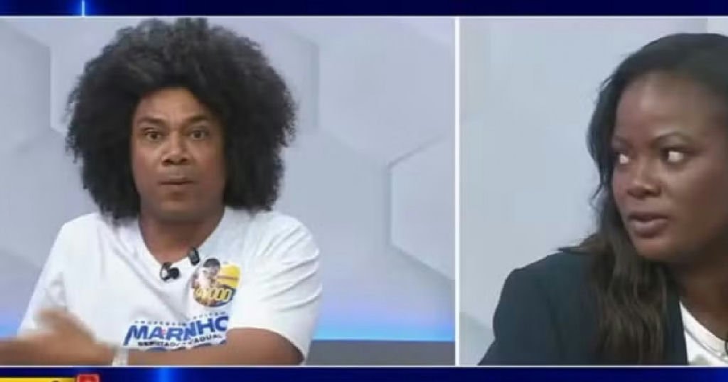 Candidata do PL gera polêmica com risadas durante debate na TV Aratu
