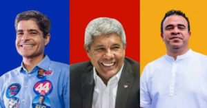 Candidatos ao governo da Bahia intensificam atos de campanha neste sábado