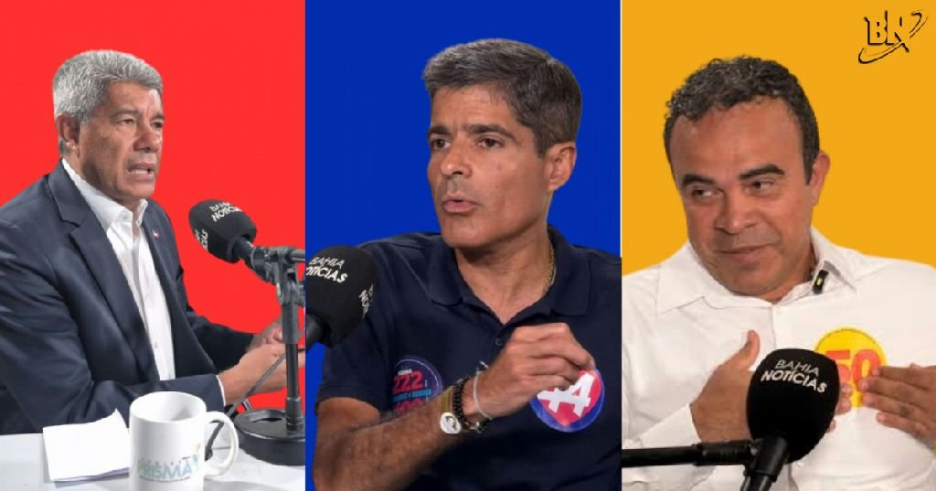 Candidatos ao governo da Bahia intensificam atos de campanha na reta final