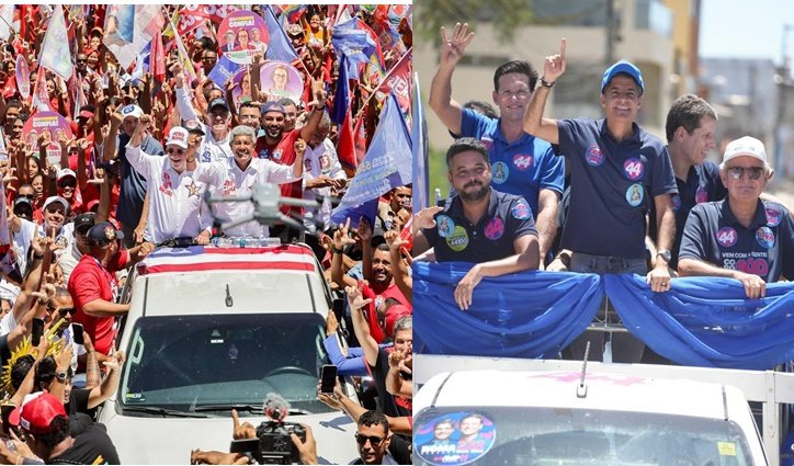 Candidatos ao governo da Bahia intensificam atos no interior na reta final da campanha