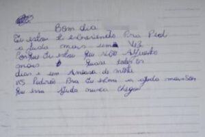 Cárcere privado em Gongogi termina após vítima enviar pedidos de socorro por meio do filho