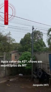 Chuva traz alívio após onda de calor extremo atingir Mato Grosso