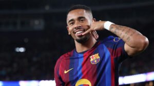 Gabriel Jesus brilha na Champions League e alcança marca histórica pelo Barcelona
