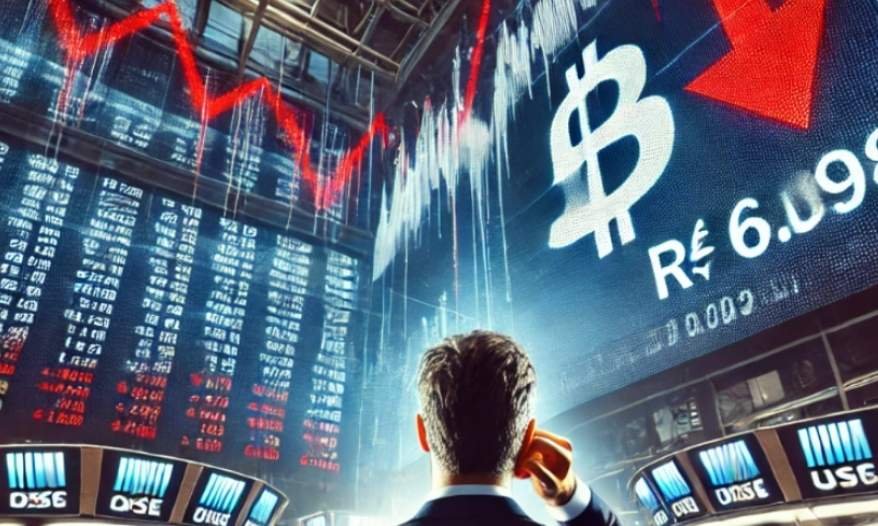 Ibovespa recua e dólar avança em dia de instabilidade no mercado financeiro