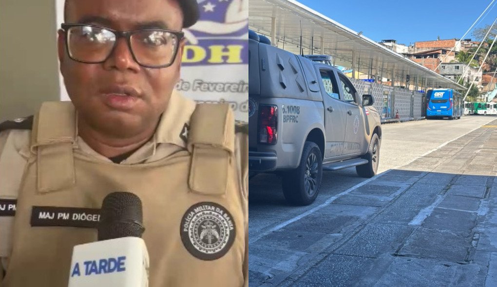 Intervenção policial na Lapa: mulher com faca em ônibus pede ajuda para irmã