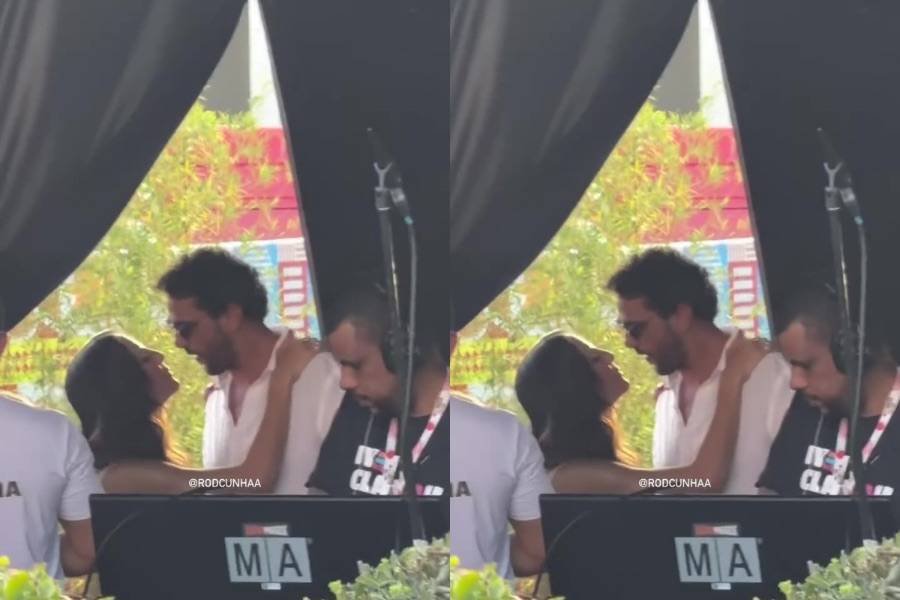 Ivete Sangalo é vista em momento íntimo com Tiago Maia durante show em Portugal