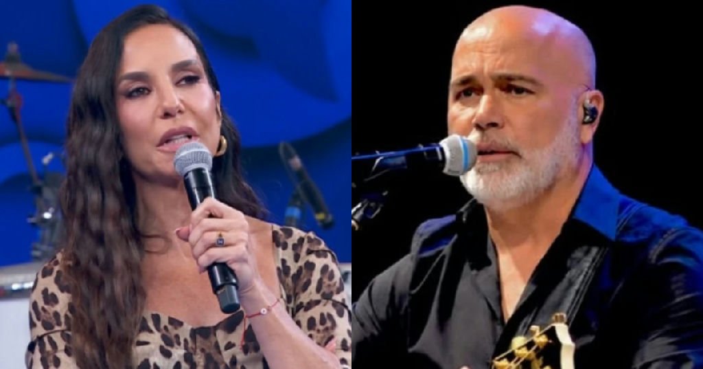 Ivete Sangalo presta homenagem a Rick Sollo durante programa na televisão