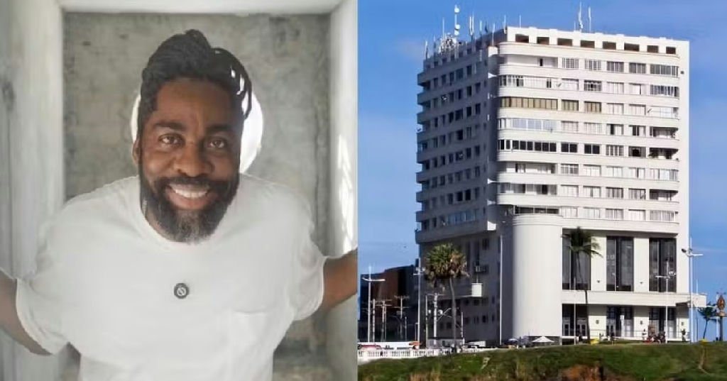 Lázaro Ramos inicia reforma em apartamento histórico no Edifício Oceania em Salvador