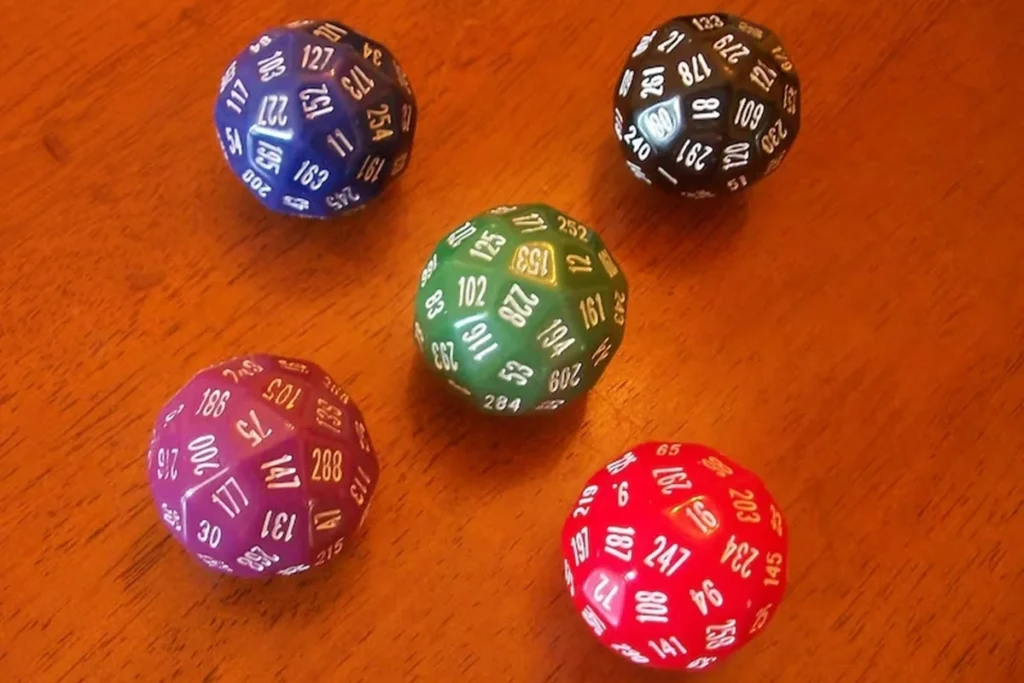 Matemáticos desenvolvem dados de 60 lados para eliminar empates em jogos