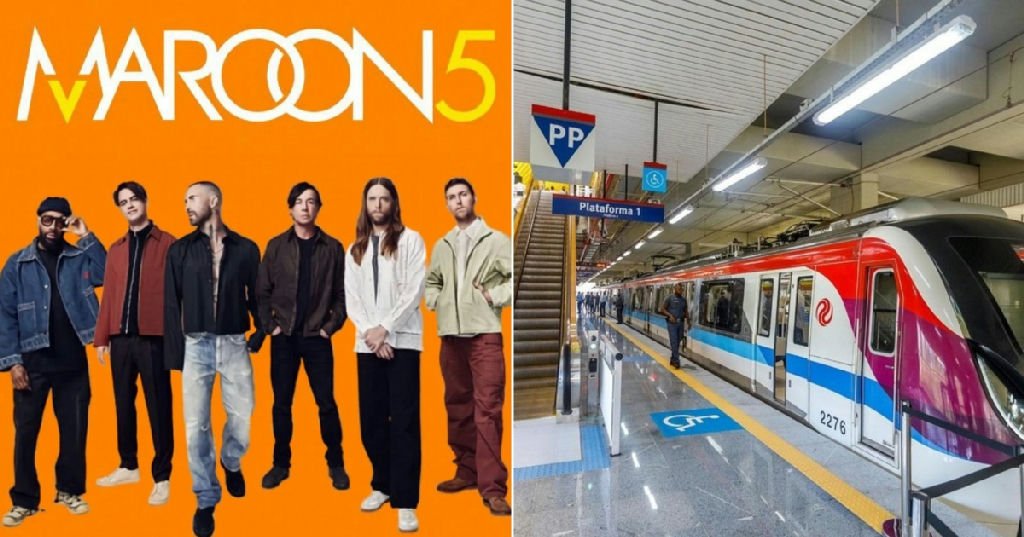 Metrô de Salvador estende horário para show do Maroon 5 na Arena Fonte Nova