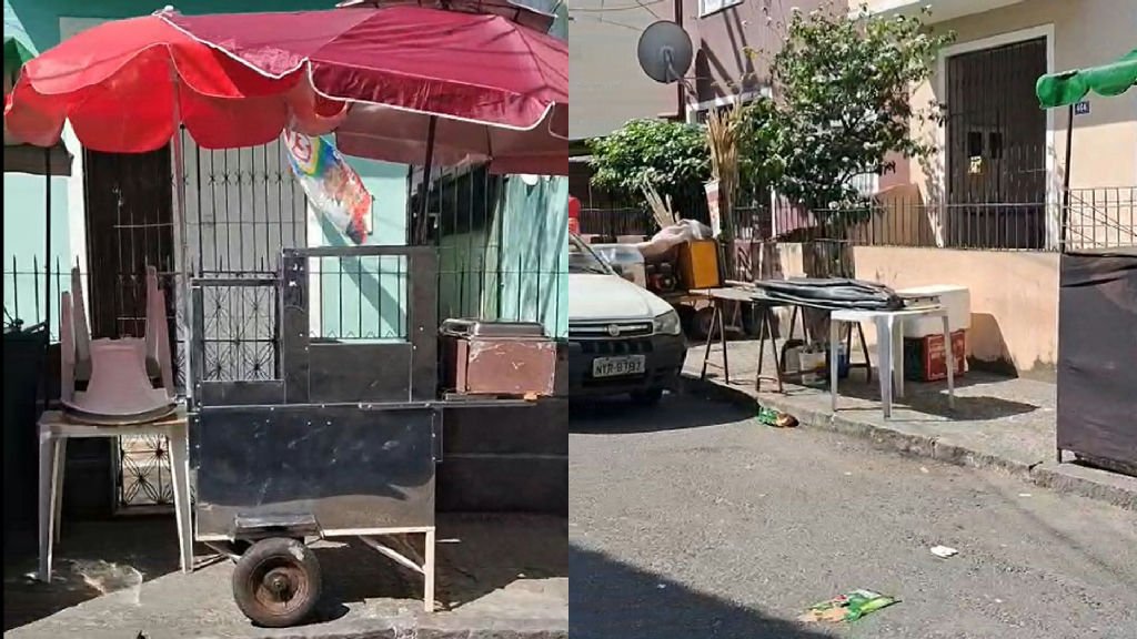 Moradores da Saúde denunciam obstrução de residências por barracas de ambulantes