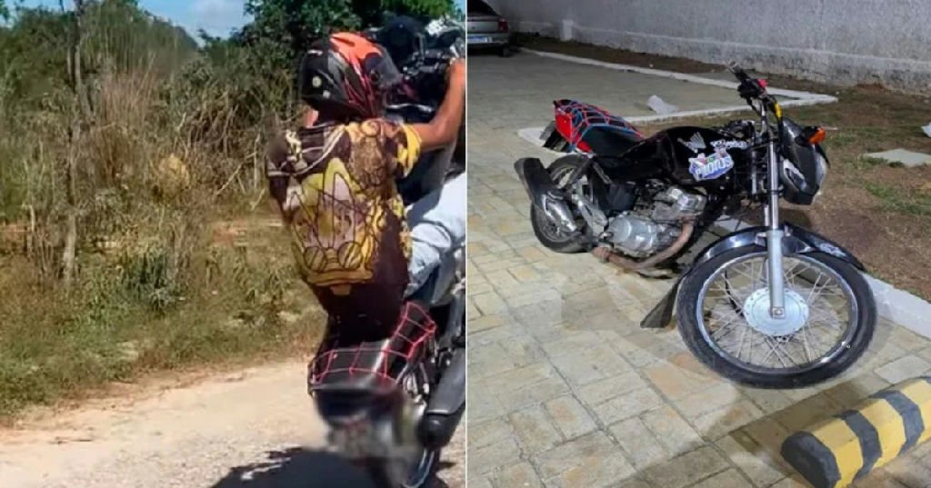 Motocicleta é apreendida pela Polícia Militar após denúncias de manobras perigosas em Belo Campo